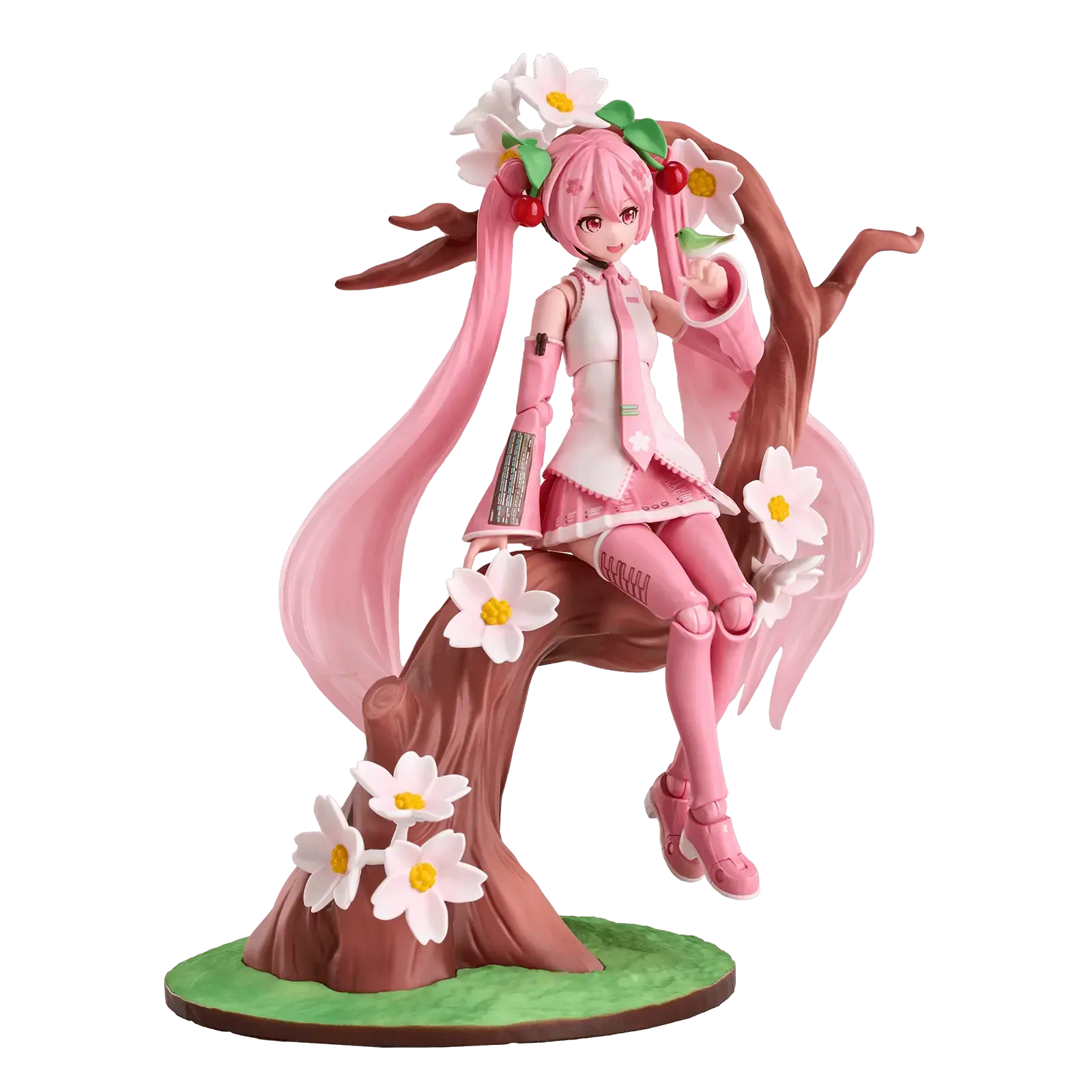 Blokees Sakura Miku Anime Collectible Toy | 5.9-Inch Display with Sakura Accessories | Fantastic Series