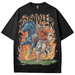 Denver Football Shirt, Vintage Broncos Football Graphic Tee, Old School Sunday Game Day Shirt, Broncos Fan Apparel