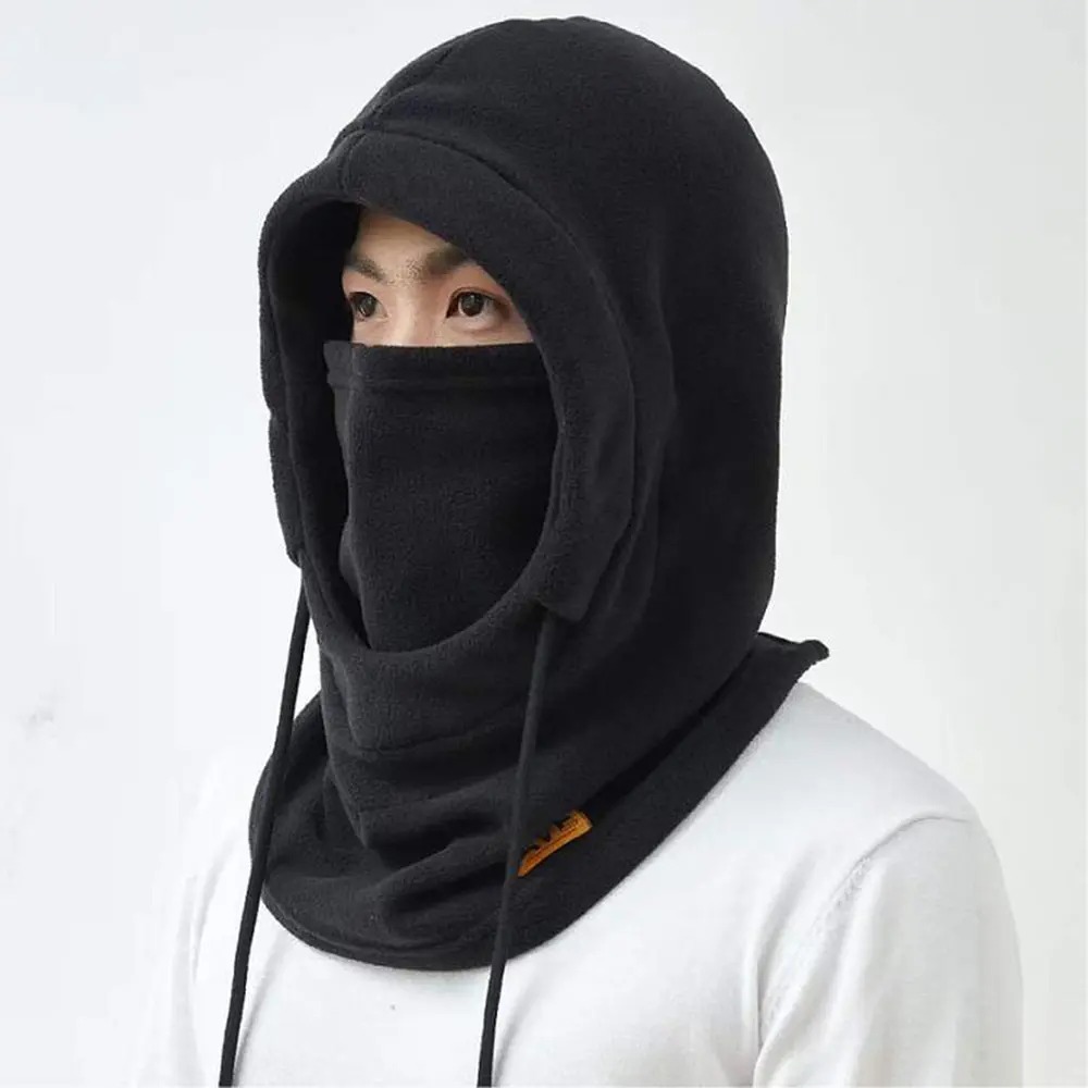 Cozy Fleece Balaclava Face Mask - Windproof Neck Gaiter Hood, Lightweight Warm Winter Headwear for Skiing Enthusiasts