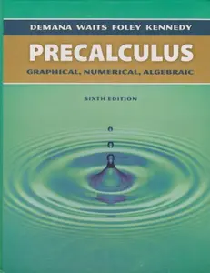 USED-Precalculus: Graphical, Numerical, Algebraic by Bert K. Waits (Hardcover)