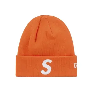 Supreme New Era S Logo Beanie (FW24) Orange Supreme New Era S Logo Beanie (FW24) Orange
