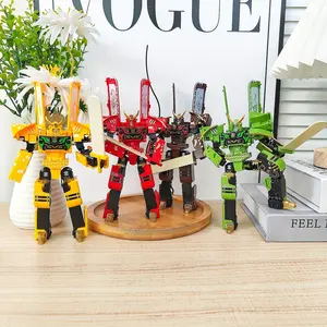 Cool Ice Cream Samurai Transformer, Convertible Ice Cream to Samurai Warrior Action Figure, Fun Kids' Plaything & Gift Idea