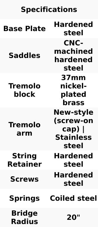 Original 7-String Tremolo System