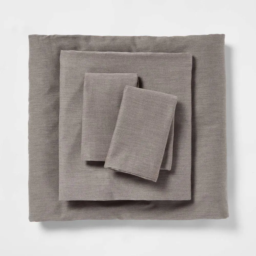 Cotton Blend Sateen Sheet Set - Room Essentials