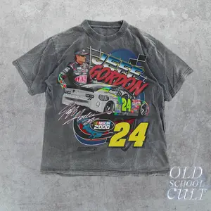 Vintage 90s Jeff Racing T-Shirt, Y2k Vintage Graphic Style Shirt, Retro Racing Graphic Tee, Unisex Race Shirt, Race Gift