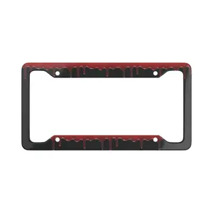 Ultra Slim Blood Dripping, Goth, Witch Car Decor, License Plate Frame, Aluminum License Plate Frame, License Plate Customization