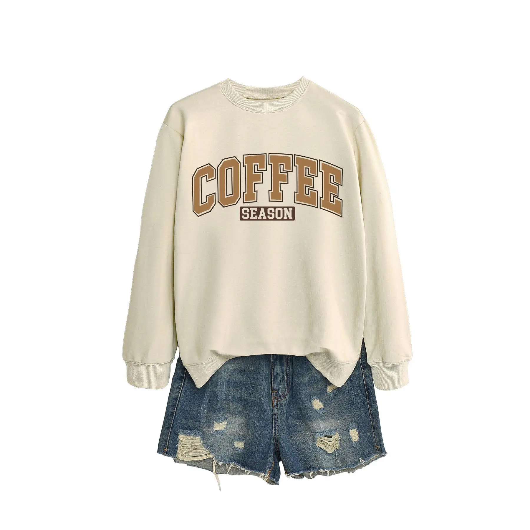 Sand colored hoodie (color picture)