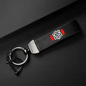 PU Leather Motorcycle Keychain Holder for Yamaha XSR900 XSR700 XSR 2015-2021, Durable Key Ring Accessory for Motorbike Owners