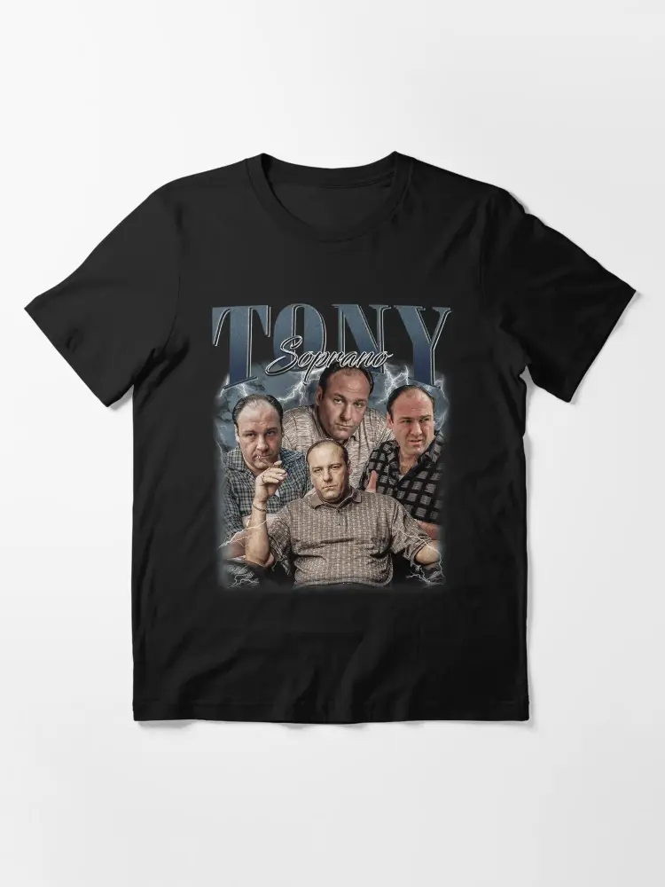 Tony Soprano Retro 90s Bootleg T-Shirt, Vintage Mafia Boss Graphic Tee, The Sopranos Crime Drama TV Show Merchandise, Unisex Streetwear Apparel