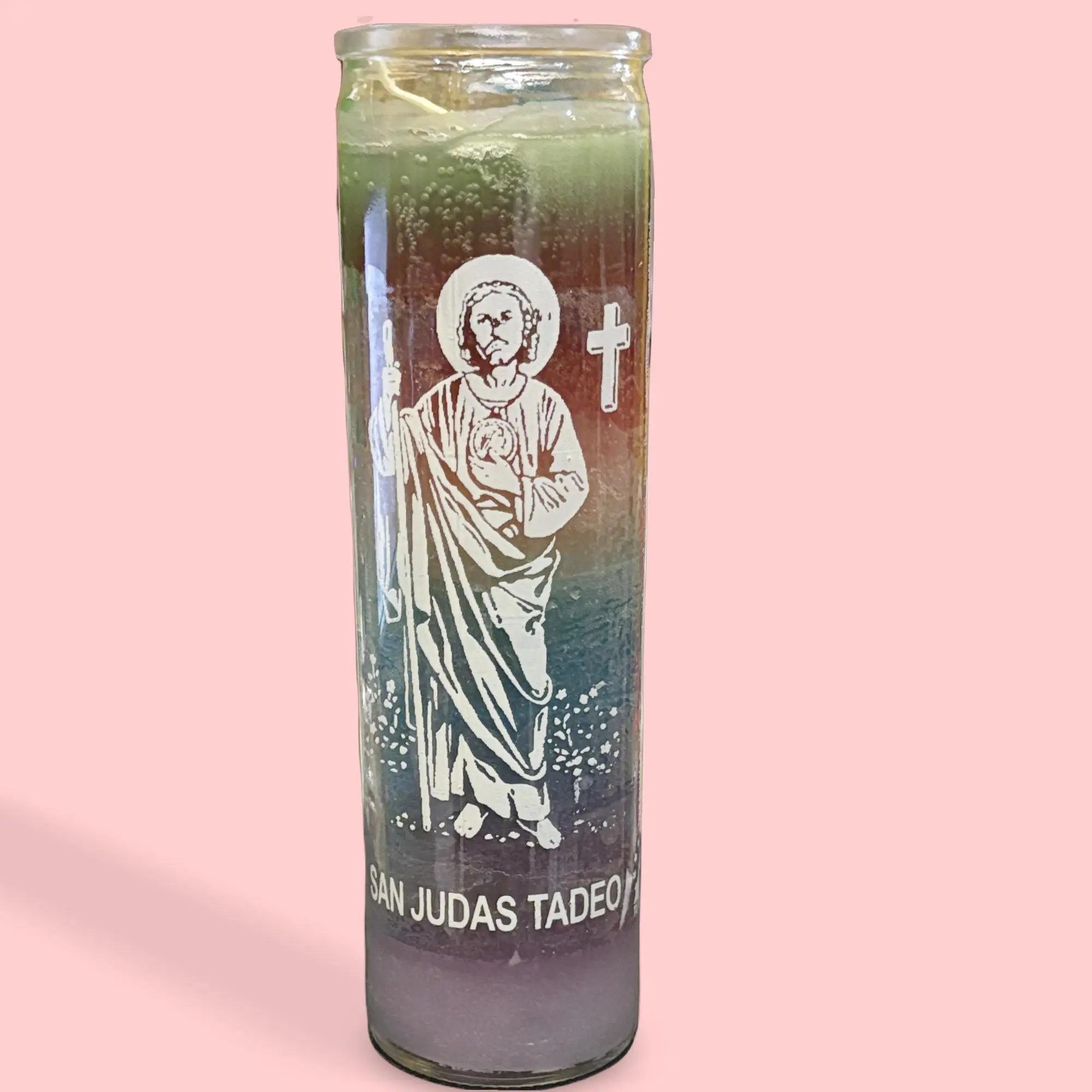 7-Color San Judas Scented Candle, Home Aroma Decor, Home Fragrance Accessory for Room Ambiance