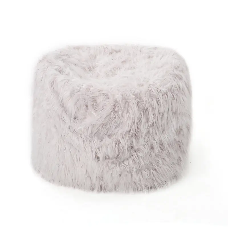 5 Foot Rounded Faux Fur Bean Bag, Lavender,High end and high-quality,Moisture absorbing and breathable, thick and wear-resistant, comfortable for prolonged sitting,Modern minimalist style,for Living Room or Bedroom couch furniture  outlet