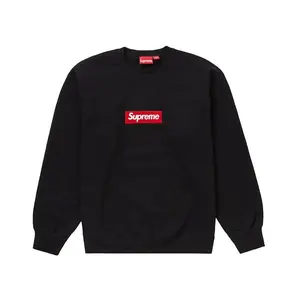 Supreme Men's Box Logo Crewneck (FW22) Black, from StockX Supreme Men's Box Logo Crewneck (FW22) Black, from StockX
