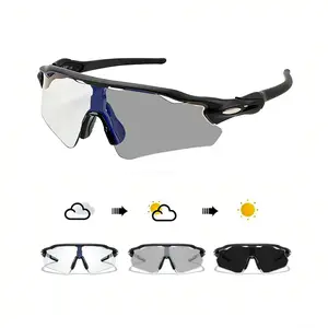 Sports Sunglasses, TR90 Frame Colorful Polarized Sunglasses, Windproof Sun Protection Glasses for Cycling, Driving, Outdoor Activities, E-Bike & Golf, Unisex