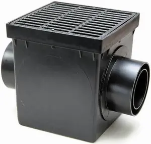 NDS 900BKIT 9 x 9 in. Double Outlet Catch Basin Kit