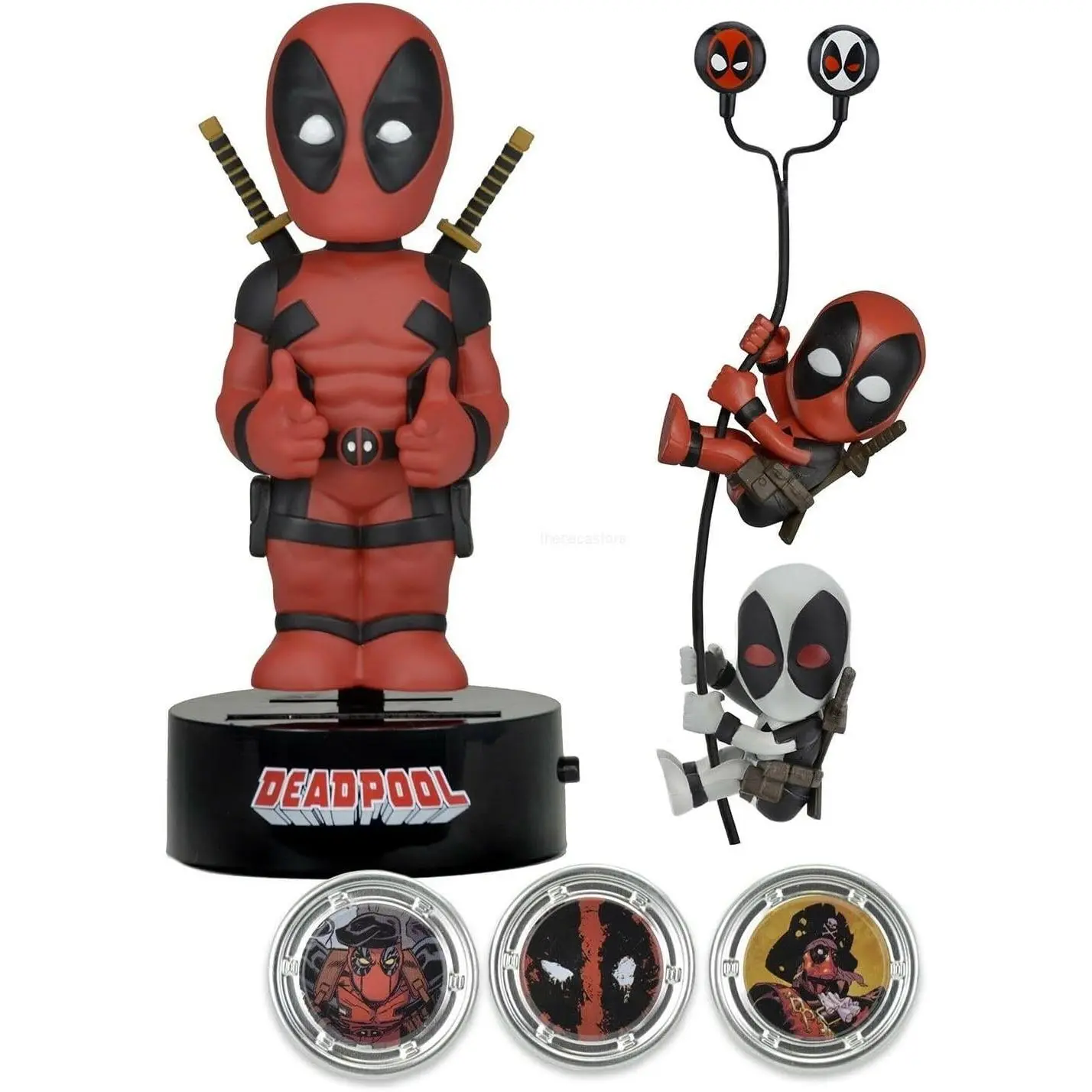 Marvel - Deadpool Gift Set (Body Knocker, Scalers, Earbuds, Hubsnaps)