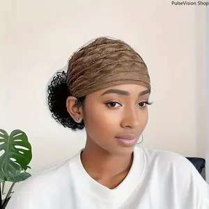 PulseVision Shop Elegant Glittery Lace Flower Turban Hat Boho Chic Mesh Back Cap for Chemo Festivals Comfortable & Stylish