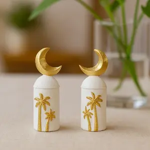 Creative Coconut Tree Moon Castle Storage Decorations, Perfect for Birthdays Graduations Housewarming Parties, Home Decoration Accessories
