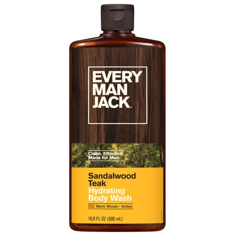 Every Man Jack Hydrating Body Wash with Glycerin, Free from Dyes, Phthalatse and Parabens