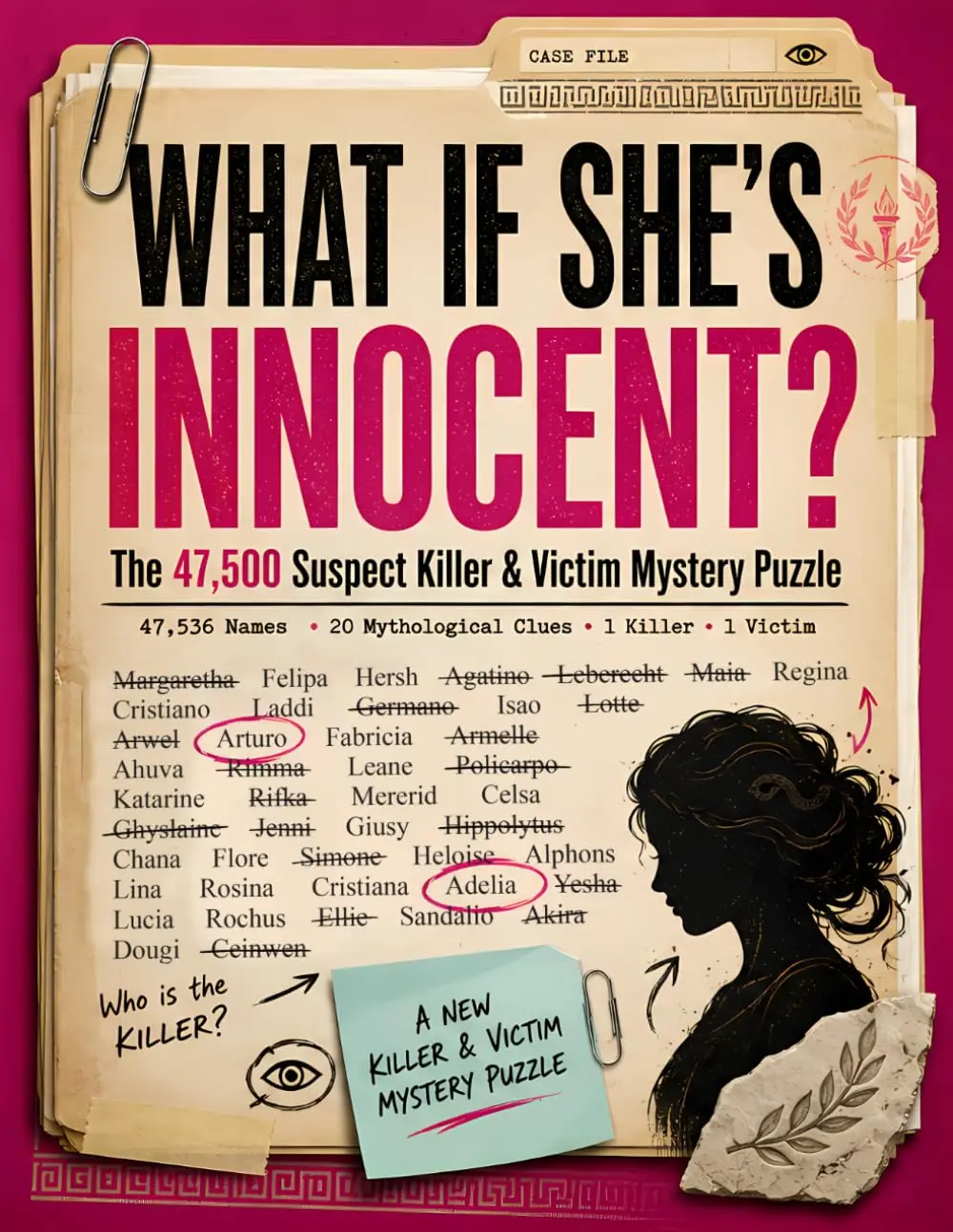 What If She's Innocent?: The 47,500 Suspect Killer & Victim Mystery Puzzle Book