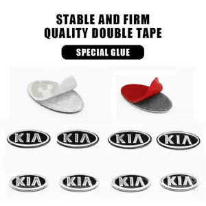 Car Key Shell Badge Car Key Remote Fob Case Emblem Replacement Stickers For KIA Rio Ceed K2 K3 K5 RIO 3 4 Sportage Cerato Soul Sorento Picanto Optima