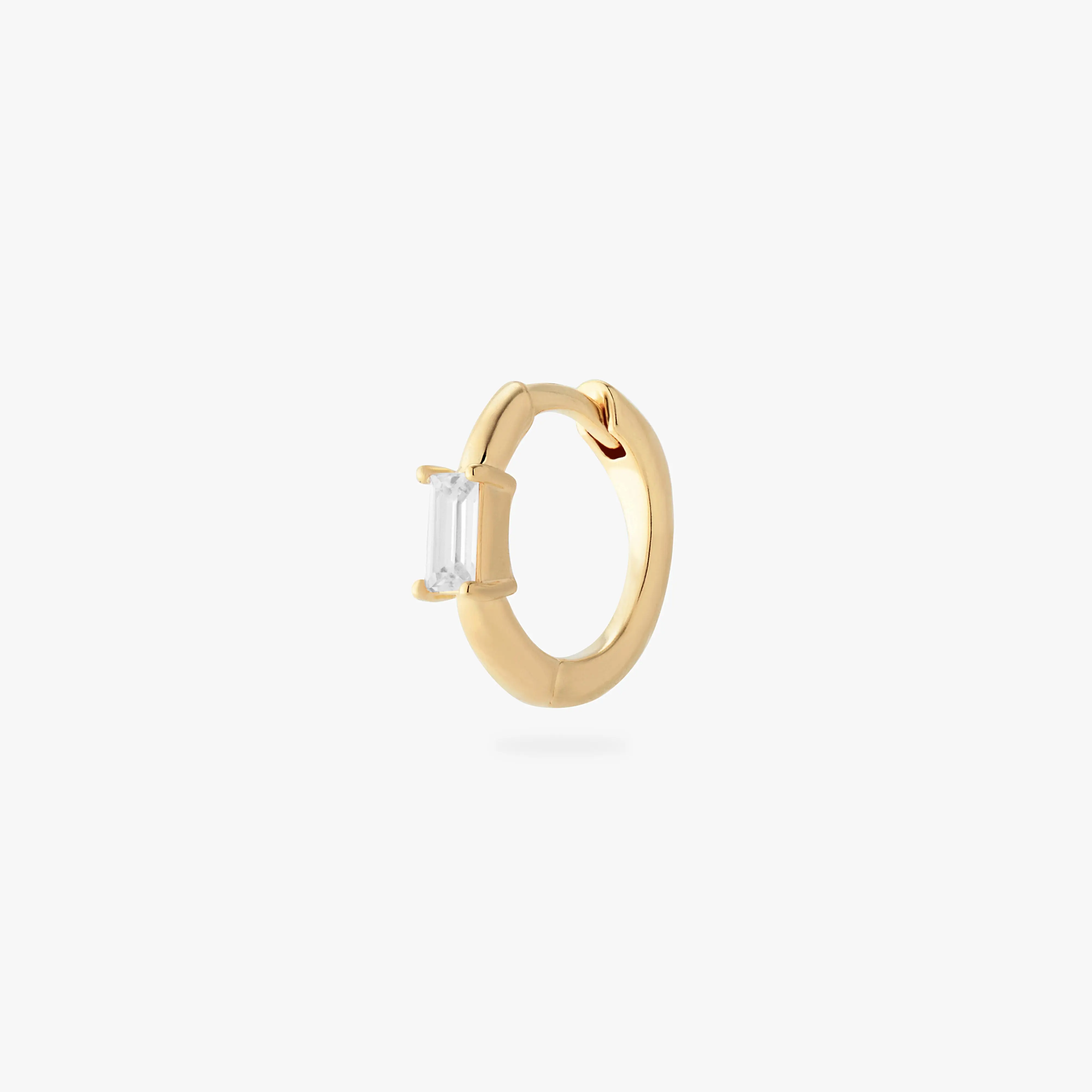 Studs Baguette Huggie