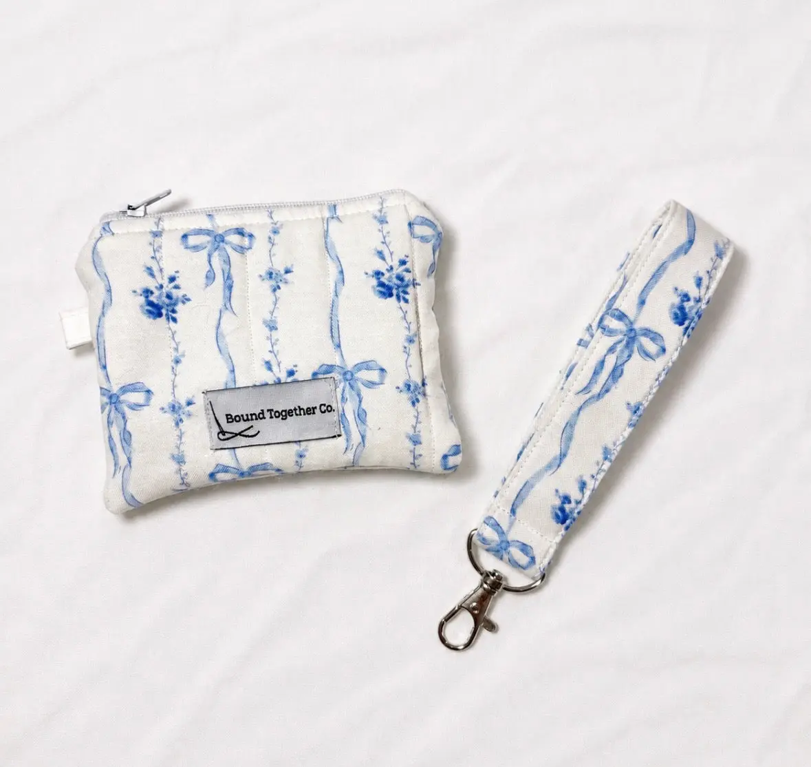 Blue Bow Wristlet Collection