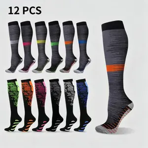 12 Pack Copper Compression Socks For Women Men Breathable Cushioned Running Athletic Sports Gym Travel