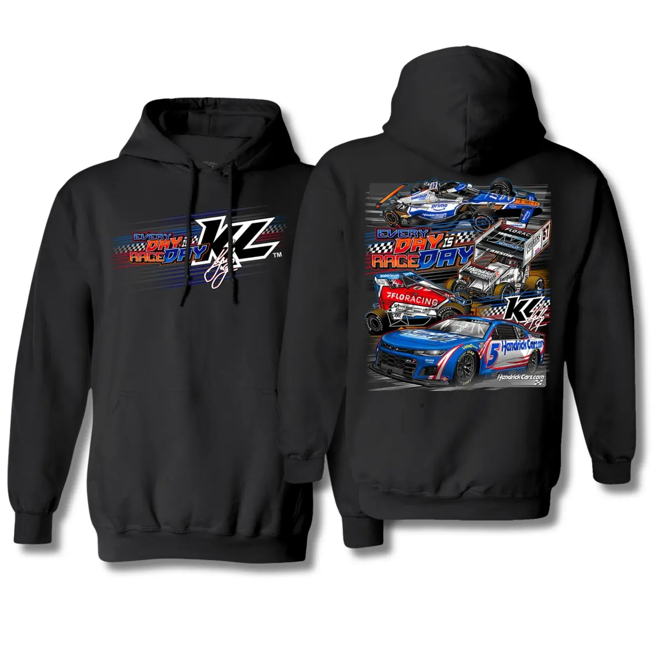 Kyle Larson #5 2025 HendrickCars Hoodie, Every Day Is Race Day Sweatshirt For Him, NASCAR Racing Fan Pullover, Stock Car Gift Hoodie
