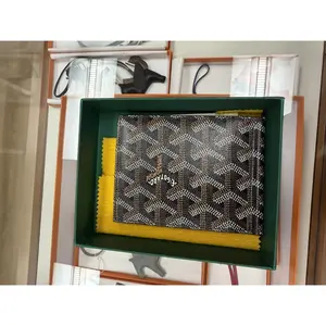 Pre-owned Goyard Coated Canvas Small Leather Goods GOVARD CARD WALLET