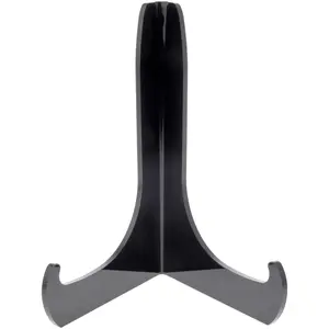 Plymor Black Acrylic 60-Degree Angle Easel With Shallow Support Ledges