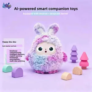 AI Talking Smart Plush Doll Interactive Companion Toy for Kids Intelligent Stuffed Animal Children’s Birthday Gift Smart Doll with Voice Conversation Soft Huggable Plush Educational & Fun for Toddlers & Preschoolers Easy to Use Rechargeable