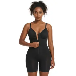 Shapewear for Women Tummy Control Bodysuits Zip-Up Comfort Ultra Stretch Fabric Customizable Fit Breathable Mesh Design Comfortable Fit