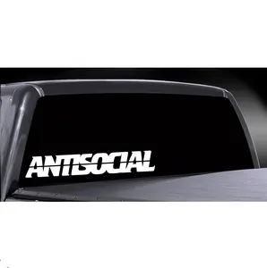 ANTISOCIAL Car / Truck Vinyl Decal