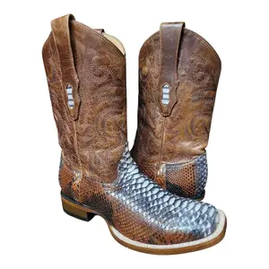 Los Altos Men's Rodeo Boots Rustic Cognac