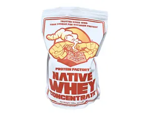 Protein Factory Native Whey Protein Concentrate 10 lbs 140 Servings 25g Protein Healthcare Dietary Supplement Natural Milk Origin High Leucine Content