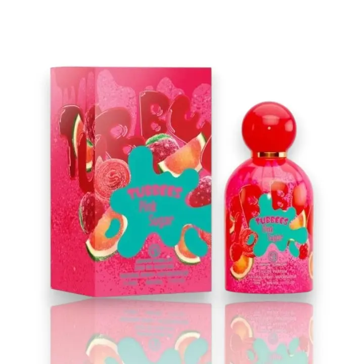 Grandeur | Tubbees | Pink Sugar | Unisex Fragrance | 50ML 1.7OZ | Eau De Parfum | Lily of the valley - Coconut & Sandalwood