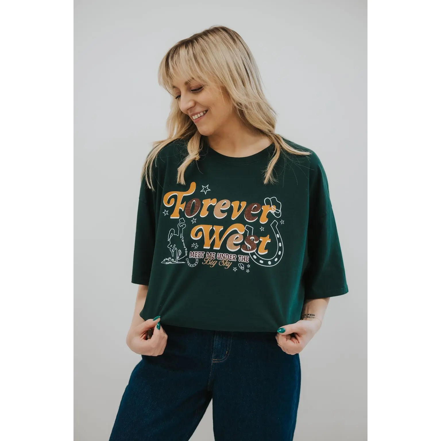 RW X DAYDREAMER Forever West Tee - Pine *2 LEFT*