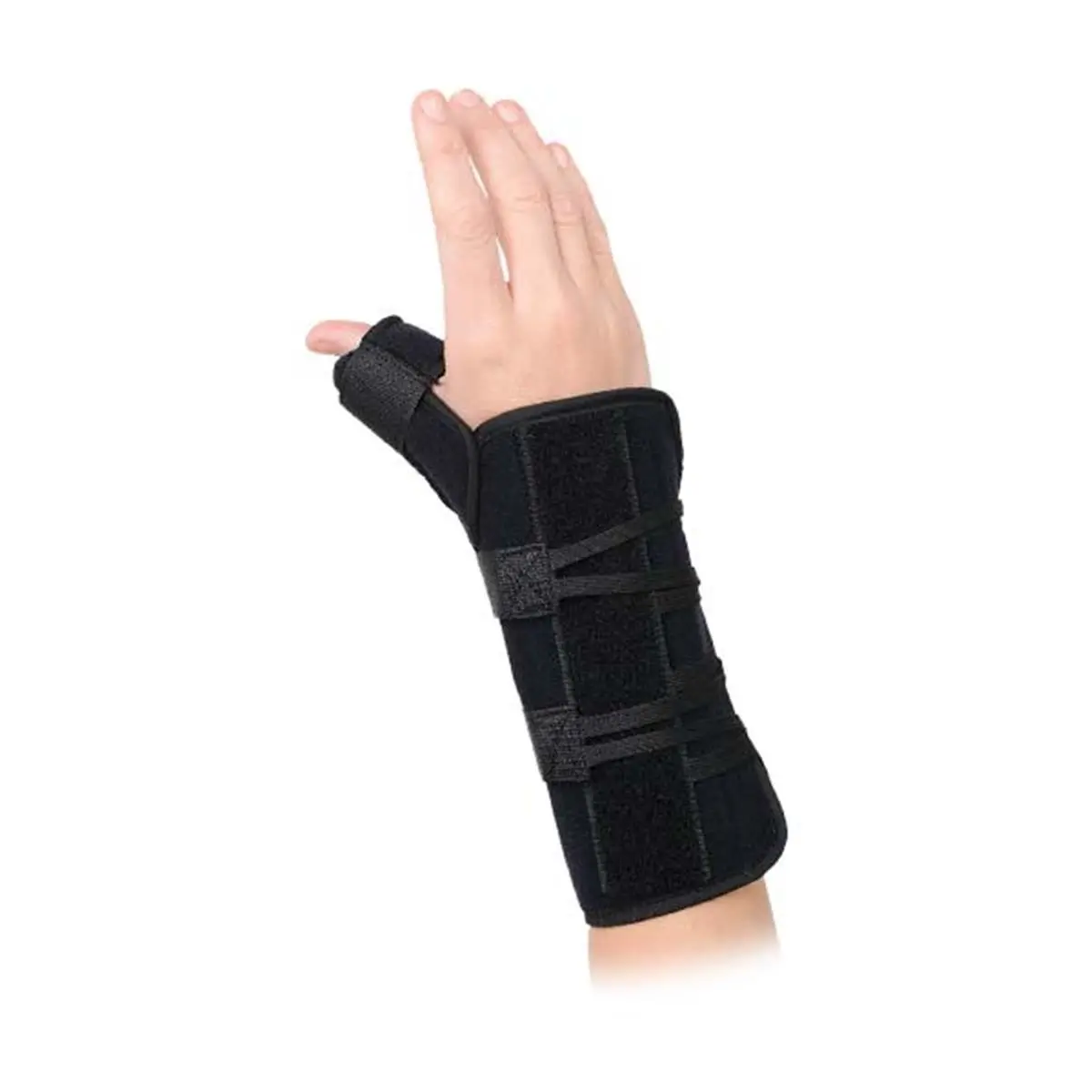 170-R Universal Lightweight Wrist Brace with Thumb Spica Immobilizer, Adjustable Stay, Correct Fitting for Dequervains Syndrome, Right