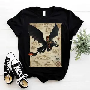 Vintage Hiccup And Toothless T-Shirt How To Train Your Dragon T-Shirt