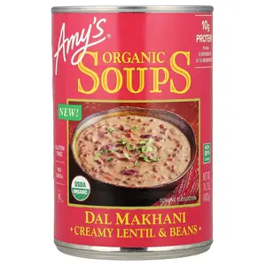 Amy's Organic Soups, Dal Makhani, Creamy Lentil & Beans, 14.2 oz (403 g)