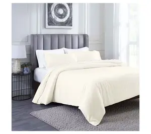 Superior 400-TC Modal Solid Duvet Cover Set, Full/QN