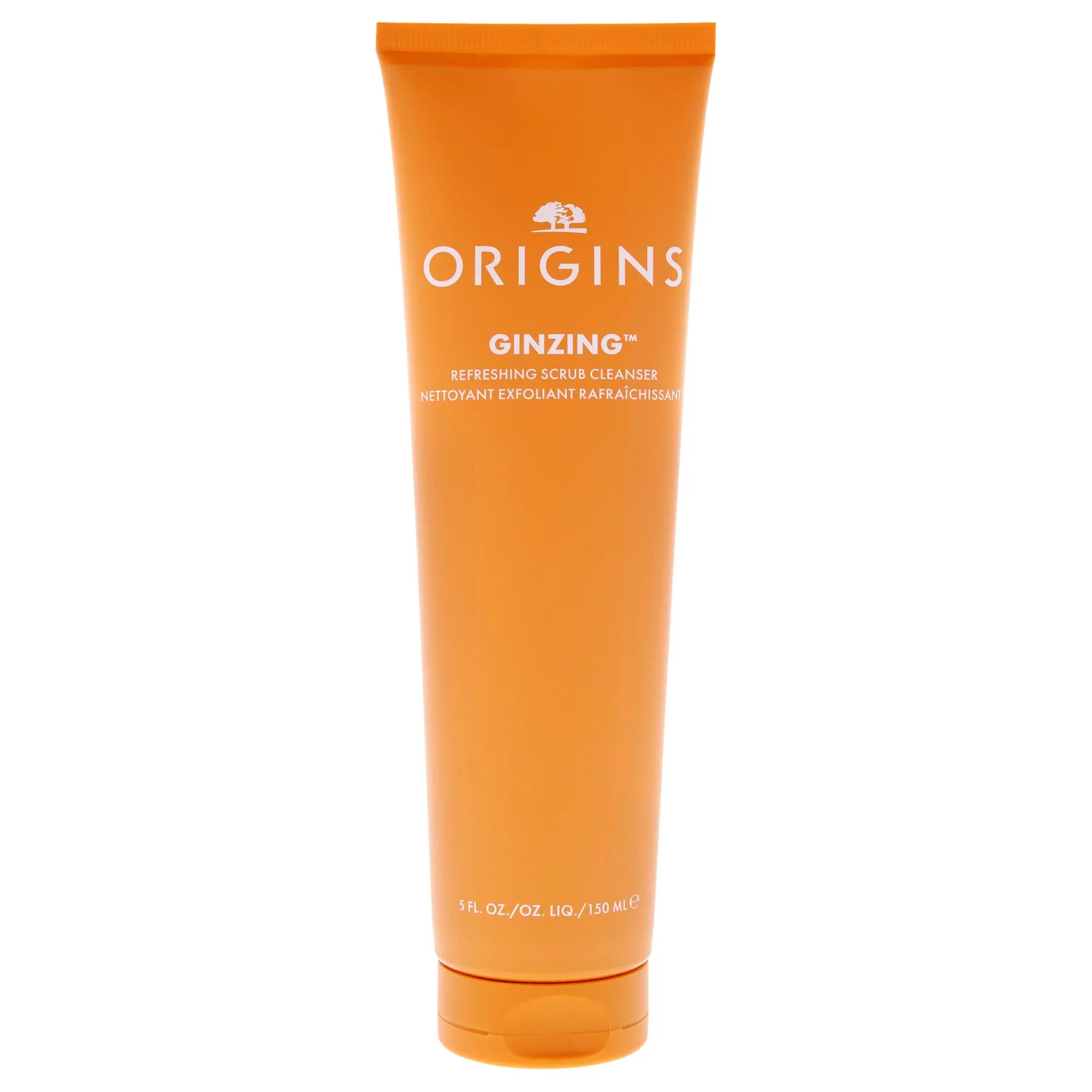 Origins Ginzing Refreshing Facial Scrub Cleanser - Unisex 5oz Daily-Apply Cleansing Product with Freshness Boost, Apply Daily
