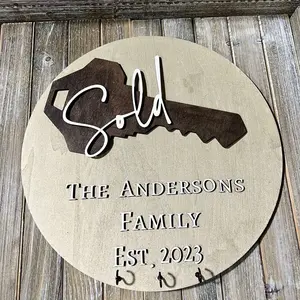 Personalized Sold key with key holder