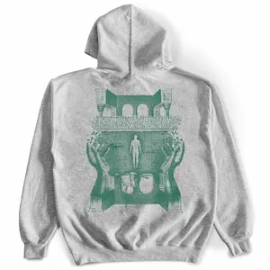 Awake Happy - Inner Light Circuitry            Hoodie Menswear Unisex Womens Sweaters Pullover Big Baggy Graphic Print Cotton Polyester Blend Gildan Soft Tops DTG Printed Mindfulness Spiritual Motivational Self Help Mental Health