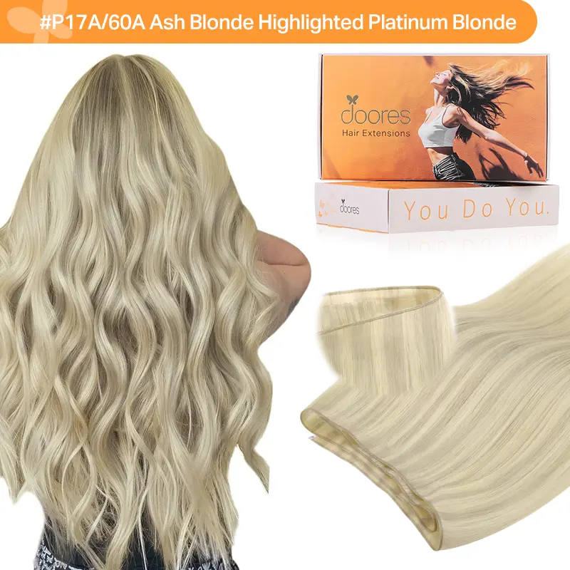 #P17A/60A Ash Blonde Highlighted Platinum Blonde