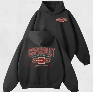 Streetwear Vintage Chevrolet American Hoodie – 90s Style Unisex Car Lover Pullover, Classic Chevy Accessories Shirt OAK