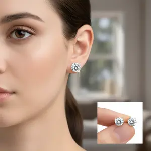 2026 New Style Earrings, S925 Sterling Silver, Set with AAAAA+ Grade Zircon, Super Sparkling, Perfect for Holidays, Parties, and Everyday Wear. Unisex Style, a Gift for Your Loved One Black Friday