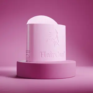 HairCan – The Chic Hair Catcher Storage Solution Trash Bin with Inner Can Spike Pad & Suction Cups for Hygiene Tool Organiser Clean Shower Adhesive Sticker Stray Hair Hair Loss Shedding Marble Surfaces