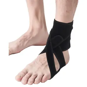 Ankle Brace Support, Breathable Adjustable Compression Ankle Tendo Foot Support Sleeve Stable Wraps Guard for Running Basketball Ankle Sprain Injuries Relief Joint Pain