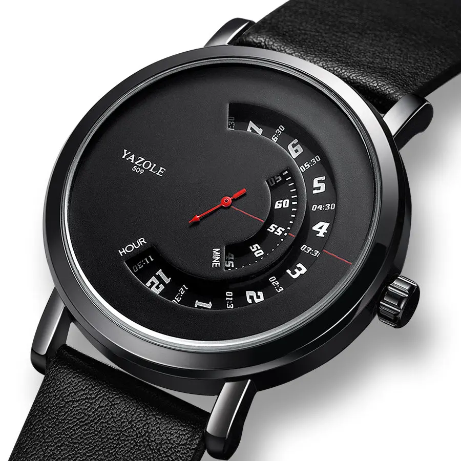 Watch Men's Turntable Waterproof Men's Watch Quartz Watch